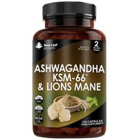 New Leaf Ashwagandha & Lions Mane Capsules